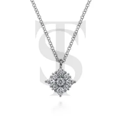 Elegant Diamond Charm Necklace At shinetopis